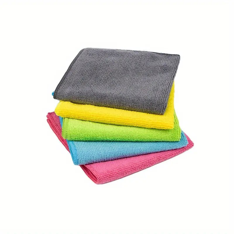 10-Piece Microfibre Cleaning Cloth Set – Only £5.00