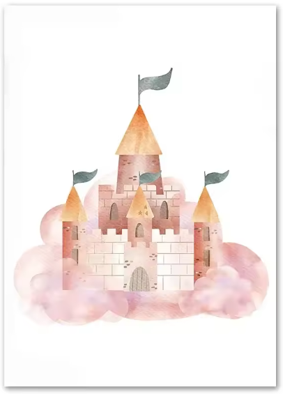 Premium Wall Art - Dreamland Delights: Whimsical Art for Little Hearts (Multiple Sizes Available